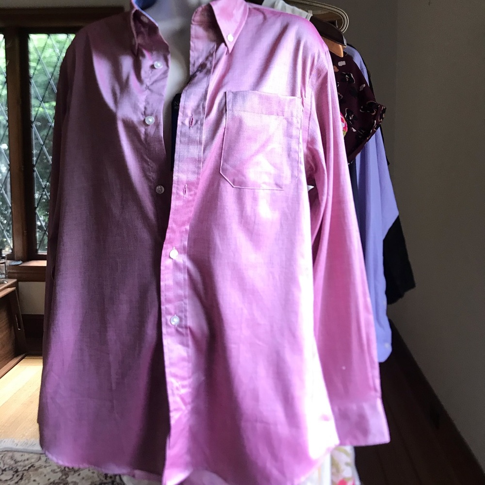 Nautical men’s shirt pink